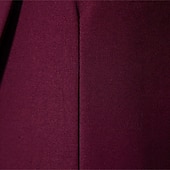 preiswerte Herren Klassische Blazer-Herren Blazer Sakko Geschäft Cocktailparty Hochzeitsfeier Modisch Brautkleider schlicht Frühling &amp; Herbst Baumwollmischung Farbblock Patchwork Knopf Komfortabel Einreihiger Verschluss Blazer Schwarz