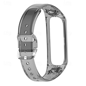 baratos Pulseiras de relógio Samsung-Pulseiras de Relógio para Samsung Galaxy Fit 2 SM-R220 Silicone Substituição Alça Ajustável Pulseira Esportiva Pulseira