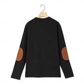 preiswerte Lässiges Henley-T-Shirt-Herren Waffel-T-Shirt Waffel-Henley-Hemd Langarm V Ausschnitt Frühling &amp; Herbst Einfarbig Mode Basic Falscher Zweiteiler Straße Lässig Sport Schwarz Marinenblau Hell Gray Top T-Shirt für Herren