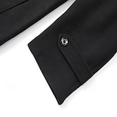abordables Gabardina para hombre-Hombre Abrigo de invierno Abrigo de lana Sobretodo Abrigo corto Exterior Trabajo Otoño invierno Lana Resistente al Viento Templado Ropa de calle Ropa Brasieres Esencial Color sólido Cuello enrollado