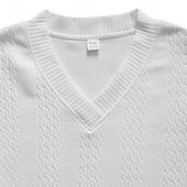 olcso Férfi Basic Tees szettek-Férfi Póló öltönyök Tracksuit Pólók és húzózsinóros hosszú nadrágok Hosszú ujj V-alakú Tavasz &amp; Ősz Sima Testedző Alkalmi 2 db Kötni Vakáció Hétköznapi viselet Sportruházat Fekete Fehér Tengerészkék