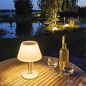 cheap Table Lamps-Solar Retro Desk Lamp - Waterproof Outdoor Table Floor Lamp for Bar, Garden, Terrace, Villa, Bar