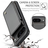 זול תיק טלפון אחר-טלפון מגן עבור גוגל Pixel 9 Pro Pixel 9 Pro XL Pixel 8 Pro Pixel 8 פיקסל 9 כיסוי אחורי עם מעמד חריץ לכרטיס עמיד בזעזועים רטרו TPU PC
