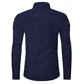cheap Men&#039;s Western Shirts-Men&#039;s American US Flag Casual Shirt Western Shirt Button Up Shirt Long Sleeve Western Fashion Casual Causal Casual Spring Fall Turndown Button Up 2 Pockets Navy Blue