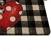 preiswerte Fußmatten-Hochzeitsherz Fußmatte Küchenteppich Fußmatte rutschfeste Teppich ölbeständig für drinnen und draußen Schlafzimmer Deko Badezimmermatte Eingangsteppich