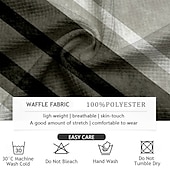 halpa Miesten printtipoolopaita-Miesten Raita Vohveli poolopaidat Golfpaita Pitkähihainen Poolopaidat Kauluspaidat Vapaa-aika Business Casual Juhla-iltavaatteet Arkikäyttö Napit 3D-tulostus Kevät Syksy Talvi Ruskea Vaalean sininen