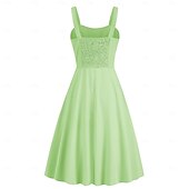 preiswerte Kleider-Elegant Klassisch 1950er Kleid A-Linie Damen Valentinstag Veranstaltung / Fest Date Teegesellschaft Erwachsene Kleid Frühling &amp; Sommer
