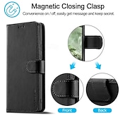 levne Ostatní pouzdra-telefon Carcasă Pro Google Pixel 9 Pro Pixel 9 Pro XL Pixel 8 Pro Pixel 8 Pixel 9 Pixel 7 Pixel 7 Pro Pixel 6 Pixel 6 Pro Flip Cover se stojánkem Magnetické Slot pro kartu Retro TPU PU kůže
