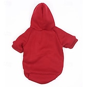 billiga Hoodies-Hund Huvtröjor Mode Vinter Varm Mode Bekväm Utomhus Vardag Inomhus Hundkläder for Small Medium