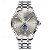 levne Quartz hodinky-olevs pánské business quartz hodinky s nočním viděním datumovka týdenní displej jednoduchý quartzový strojek módní a voděodolné sportovní hodinky