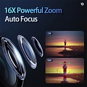 זול מצלמה ותמונה-מצלמה דיגיטלית 4k uhd 64 מגה פיקסל מצלמות כפולות פוקוס אוטומטי צילום תמונות סלפי עם פלאש בהיר זום 16x זום קומפקטי נסיעות דיגימיקה נקודת וצילום