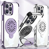 お買い得  iPhone用ケース-電話 ケース 用途 iPhone 16 iPhone 16プラス iPhone 15 プロマックスプラス iPhone 14 13 12 11 Pro Max Plus iPhone 14 Pro Max iPhone 13 12 11 Pro Max バックカバー スタンド付き 磁石バックル ワイヤレス充電をサポート レトロ風 TPU 仕上げ