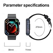 abordables Relojes inteligentes-Reloj inteligente T92 de moda para mujer, pulsera inteligente con control del ritmo cardíaco, del azúcar en sangre y de la temperatura corporal, NFC, llamadas por Bluetooth