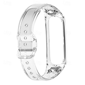 baratos Pulseiras de relógio Samsung-Pulseiras de Relógio para Samsung Galaxy Fit 2 SM-R220 Silicone Substituição Alça Ajustável Pulseira Esportiva Pulseira