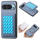 זול תיק טלפון אחר-טלפון מגן עבור גוגל Pixel 9 Pro Pixel 8 Pro Pixel 8 פיקסל 9 Pixel 7 Pixel 7 Pro Pixel 6 Pixel 6 Pro כיסוי אחורי ניתן לניתוק מגנטי תמיכה בטעינה אלחוטית רטרו TPU סיבי פחמן