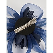cheap Fascinators-Elegant Feather Net Fascinators Hats with Feathers Fur Floral 1PC Special Occasion Kentucky Horse Race Ladies Day Headpiece dress to impress Race Day Dress
