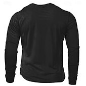 cheap 3D T shirts-Men&#039;s Tuxedo Costume T Shirt Long Sleeve T shirt 3D Print Crew Neck Shirt Fashion Exaggerated Street Daily Black Summer Spring Fall Clothing Apparel S M L XL XXL XXXL