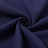 economico T-shirt in maglia waffle-Per uomo Maglietta Waffle Felpa Pullover Maglietta Camicia a Maniche Lunghe Manica Lunga Girocollo Autunno Primavera &amp; Autunno Semplice Moda Designer Essenziale Moda Finto due pezzi Vacanza