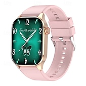 cheap Smartwatch-Smartwatch 2-Inch OLED Screen Bluetooth Call Voice Assistant Heart Rate And Blood Glucose Monitoring Waterproof Bluetooth Call Non-Invasive Blood Glucose Measurement Blood Component Measurem