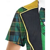 billiga Pojkens 3D Vision &amp; Geometri-St Patrick Pojkar 3D Grafisk T-shirt Kortärmad Sommar Vår Mode Grundläggande Barn 4-12 år Rund hals Utomhus Ledigt Dagligen Normal