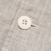 billige Herre Elite Yttertøy-Herre Blazer jakke Bryllup jubileum Fest Sommer Vår 100% Lin Lin Helfarge Enkelt Brystet Enn-knapp Blazer Navyblå Blå Beige