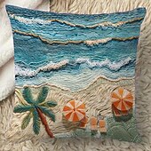 economico Copricuscini per cuscini decorativi-1 pezzi Velluto Copricuscino, Stampa Semplice Informale Quadrato Tradizionale Classico