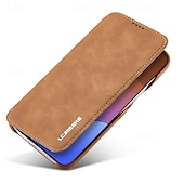economico Cover per iPhone-Custodia per telefono per iPhone 16 Pro Max Plus iPhone 15 Pro Max Plus iPhone 14 13 12 11 Pro Max Plus Mini Cover flip con slot per schede anti-caduta retrò TPU pelle PU