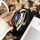 זול להקות Apple Watch-סולו לופ מותאם ל רצועת השעון של Apple Watch 38 מ&quot;מ 40 מ&quot;מ 41 מ&quot;מ 42 מ&quot;מ 44 מ&quot;מ 45 מ&quot;מ 49 מ&quot;מ מתכוונן בד רצועת שעון חלופית ל iwatch Ultra 2 Series 9 8 7 SE 6 5 4 3 2 1