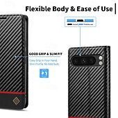 お買い得  その他のスマホケース-電話 ケース 用途 グーグル ピクセル9プロ ピクセル9プロXL Pixel 8 Pro Pixel 8 ピクセル9 Pixel 7 Pixel 7 Pro Pixel 6 Pixel 6 Pro フリップカバー スタンド付き カード挿入口 耐衝撃 レトロ風 TPU PUレザー