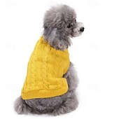 economico Maglioni-Cane Maglione Classico Inverno Caldo Di tendenza Confortevole All&#039;aperto Abbigliamento Quotidiano Interno Abbigliamento per Cani for Piccolo Medio Grande