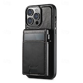 お買い得  iPhone用ケース-電話 ケース 用途 iPhone 16 Pro Max プラス iPhone 15 プロマックスプラス iPhone 14 13 12 Pro Max Plus iPhone 13 12 Pro Max バックカバー スタンド付き 磁石バックル ワイヤレス充電をサポート レトロ風 TPU PC