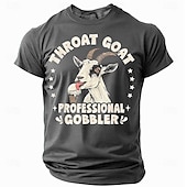 abordables T-shirts amusants pour hommes-T-shirt drôle avec une antilope offensante pour homme manches courtes impression 3D col rond mode quotidienne rue noir bleu vert été printemps vêtements S M L XL XXL XXXL