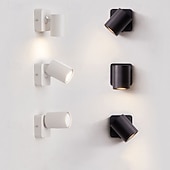 cheap Indoor Wall Lights-Simplicity Metal Wall Sconce 1 Light Bedside Bedroom Hotel Wall Lamp Creative Simple Indoor Lighting Fixture 85-265V