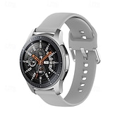 economico Cinturini per orologi Samsung-Cinturino per orologio  per Samsung Galaxy Watch 3 45mm, Galaxy Wacth 46mm, Gear S3 Classic / Frontier, Gear 2 Neo Live Silicone Sostituzione Cinghia Regolabili Cinturino sportivo Polsino