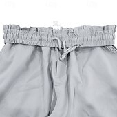 baratos Magro-Homens Social Calças Calças de Terno Bolsos Com Cordão Cintura elástica Tecido Conforto Resistente a rugas Comprimento total Festa O negócio Diário Elegante Moda Preto Branco Micro-Elástica