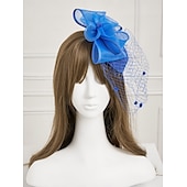 economico Fascinator-Piume  Fascinatori in rete  Cappelli  Copricapo con piuma  Cappello  Fiore 1 PC Matrimonio  Corsa di cavalli  Giorno delle donne Copricapo Abito da impressionare Abito da gara 2025