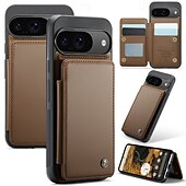 זול תיק טלפון אחר-טלפון מגן עבור גוגל Pixel 9 Pro Pixel 9 Pro XL Pixel 8 Pro Pixel 8 פיקסל 9 כיסוי אחורי עם מעמד חריץ לכרטיס עמיד בזעזועים רטרו TPU PC