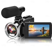 お買い得  アクションカメラ-ビデオカメラ、ビデオカメラ、HD 4K、48MP、ビデオレコーダー、カメラ、ビデオブログ用カメラ、DV、ビデオカメラ、デジタルズーム