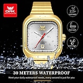 economico Orologi al quarzo-Da uomo Orologio al quarzo All&#039;aperto Sportivo Di tendenza Orologio casual Luminoso Calendario Impermeabile Decorativo Acciaio Guarda