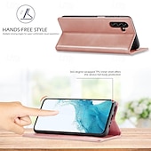 cheap Samsung Cases-Phone Case For Samsung Galaxy A21s S25 Ultra Flip Cover with Stand Holder Magnetic Card Slot Retro TPU PU Leather