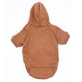 billiga Hoodies-Hund Huvtröjor Mode Vinter Varm Mode Bekväm Utomhus Vardag Inomhus Hundkläder for Small Medium