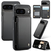 זול תיק טלפון אחר-טלפון מגן עבור גוגל Pixel 9 Pro Pixel 9 Pro XL Pixel 8 Pro Pixel 8 פיקסל 9 כיסוי אחורי עם מעמד חריץ לכרטיס עמיד בזעזועים רטרו TPU PC