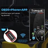 お買い得  OBD-obdii スキャナー コード リーダー 車診断ツール wifi elm 327 v 1.5 icar2 obd スキャン android/ios 用
