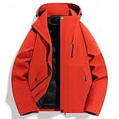 abordables Softshell, polares y chaquetas de montaña-Hombre Mujer Chaqueta Softshell Chaqueta para senderismo Invierno Al aire libre Retazos Mantiene abrigado Forro Polar Resistente al Viento Resistente al Agua Chaquetas 3-en-1 Chaqueta de Invierno