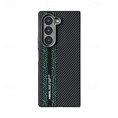 cheap Samsung Cases-Phone Case For Samsung Galaxy Z Fold 7 Z Fold 6 Z Fold 5 Magnetic Adsorption Magnetic Support Wireless Charging Shockproof Armor PC PU Leather