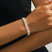cheap Bracelets &amp; Bangles-Women&#039;s Bracelet Fancy Graduation Precious Elegant Fashion Stylish Alloy Bracelet Jewelry Silver For Party