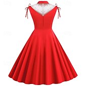 ieftine Rochii-Elegant klasické 1950 Rochii Linia -A Pentru femei ziua îndragostiților Evenimente / Petrecere Dată Petrecere ceai Adulți Rochie Primavara vara