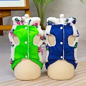 economico Cappotti-Cane Gatto Cappotto Casual Quotidiano Tempo libero Inverno Caldo Morbido Confortevole Abbigliamento Quotidiano Casual Quotidiano Gatto Cane Husky Labrador Malamute dell&#039;Alaska