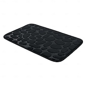 voordelige Matten &amp; Tapijten-badmat met reliëf van kasseien, antislip, traagschuimmat, wasbare badmatten, snel waterabsorberend, antislip, wasbaar, dik, zacht en comfortabel tapijt voor de doucheruimte