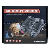 billiga Avståndsmätare och teleskop-4k infraröd mörkerseende kikare 3.2 stor skärm 8x digital zoom 32gb tf-kort medföljer laddningsbart med batteri 25 mm objektivlins cmos-sensor för jul tacksägelse nyårspresenter